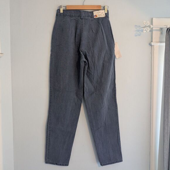 NWT Vintage 90s Avon Denim Trousers High Rise Mom Jeans Deadstock Size 9 - Picture 3 of 10